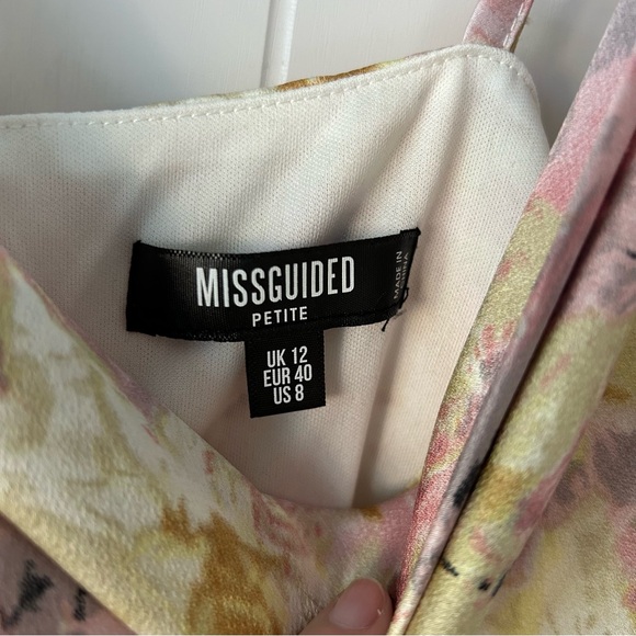 🐧2/$15 Missguided Ruched Satin Dress - Picture 2 of 3